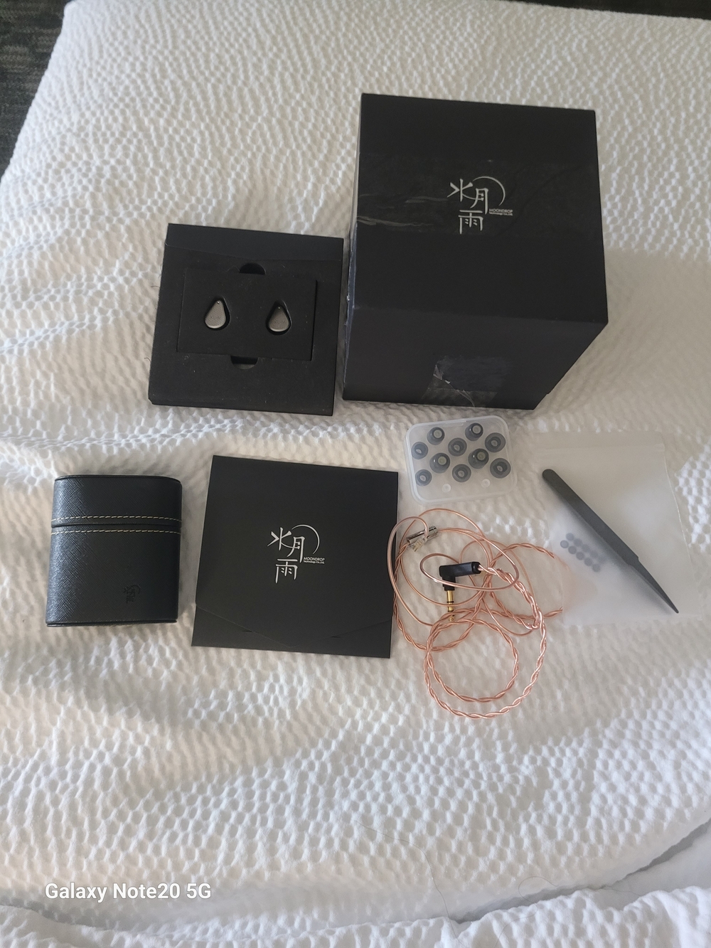 In-Ear Monitor Earphones with Rose Gold Cable